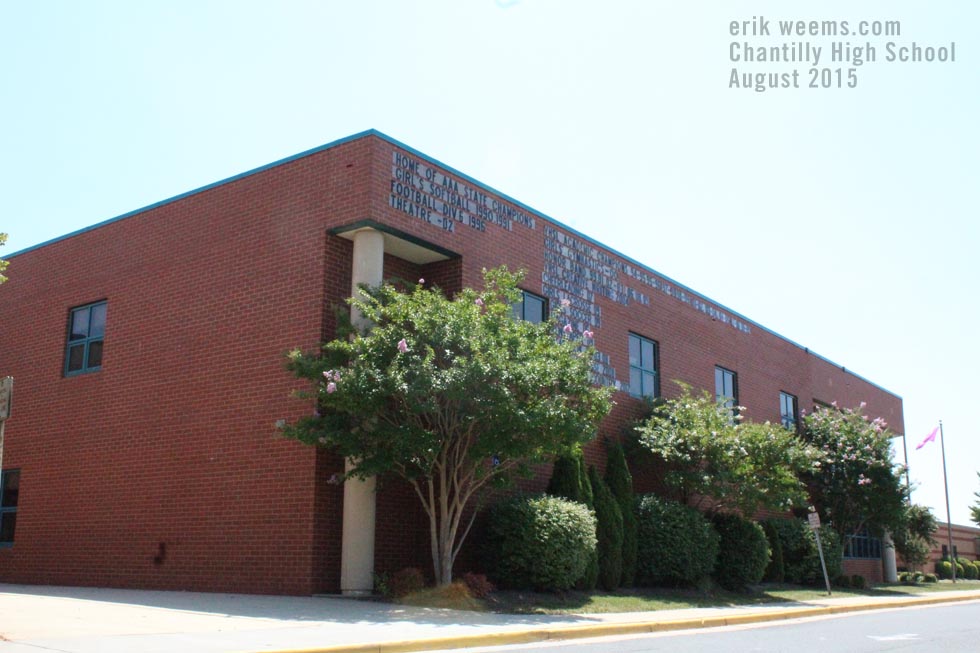 Chantilly High School 2015 - August